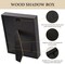 8x10 Shadow Box Frame - 3 Pack Wood Deep Shadowboxes Display Cases Suitable for Photos, Dried Flowers, Handicrafts Picture Frames for Wall (Black)